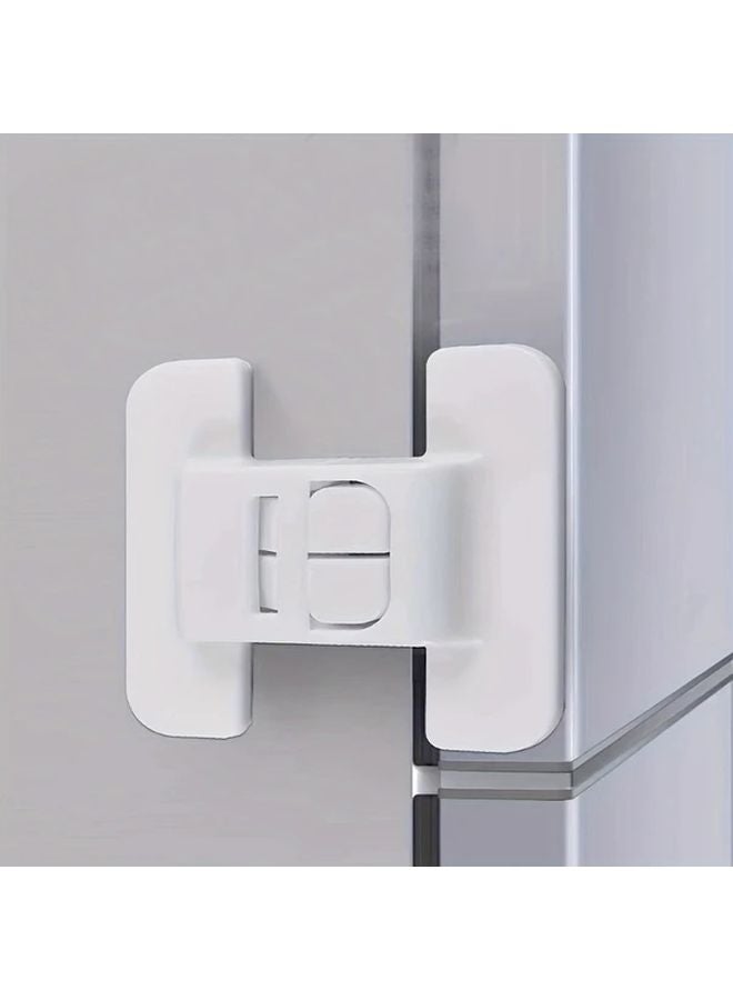 10pcs No Drill Refrigerator Door Safety Locks Easy Install Secure Closer For Youngsters - Image 5