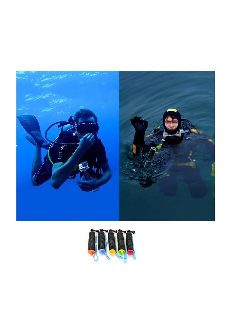 AROAQ Waterproof Monopod Floating Han, Underwater Diving Selfie Stick Pole, Camera Handler & Handle Mount Accessories Kit for Water Sport and Action Camera - Image 2