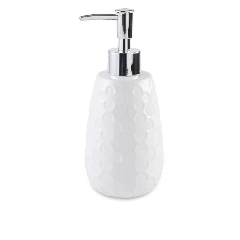 Pan Home طقم ملحقات الحمام الخزفية العربية 3 قطع - أبيض - Image 3