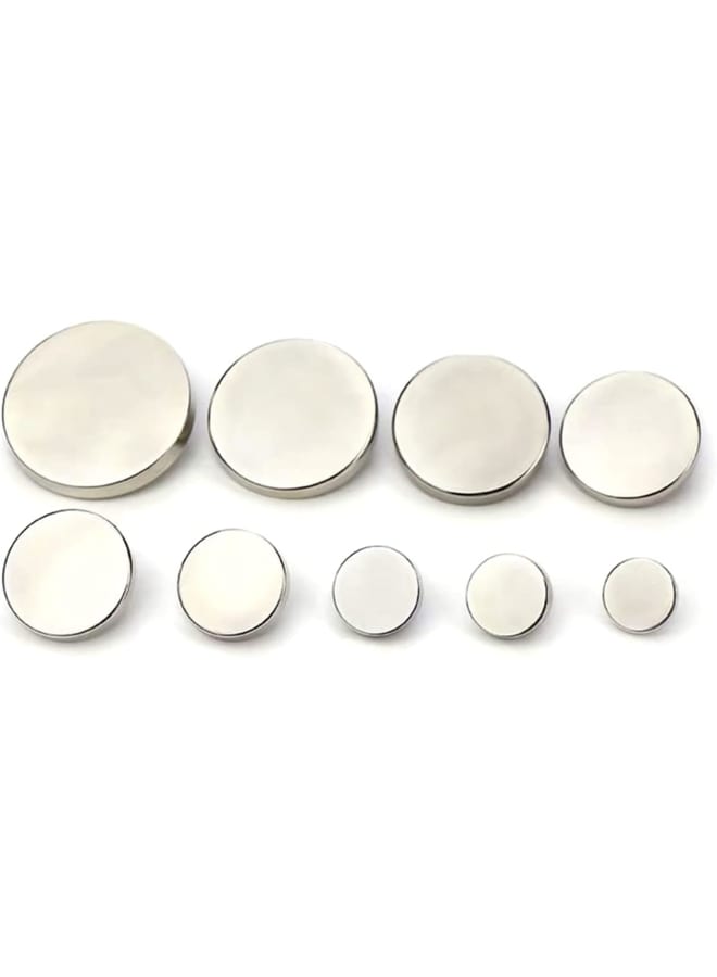10 x Gold Metal Shank Sewing Buttons for Craft Alloy Buttons, DIY Clothing, Women's Jacket, Shirt, Accessories, 9mm - Image 1