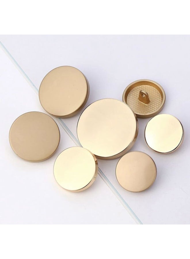 10 x Gold Metal Shank Sewing Buttons for Craft Alloy Buttons, DIY Clothing, Women's Jacket, Shirt, Accessories, 9mm - Image 5