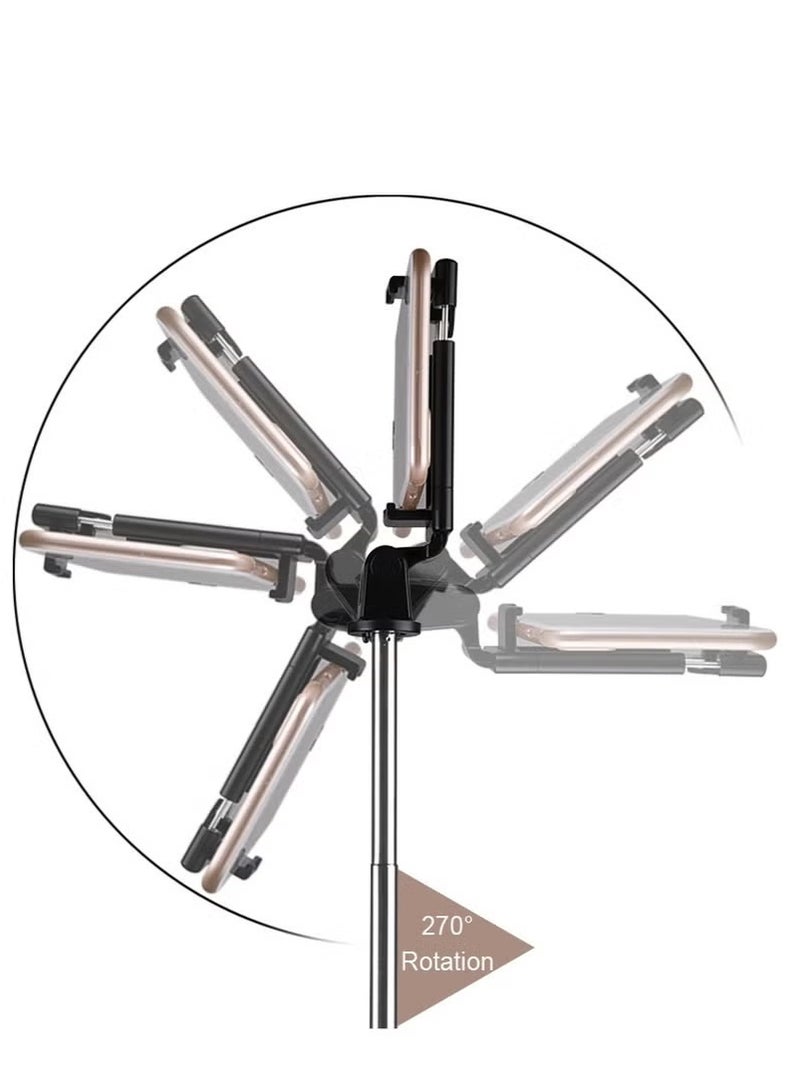 فيسوس عصا سيلفي K07 مع جهاز تحكم عن بعد وحامل ثلاثي مدمج ودوار ونقرة واحدة وحجم صغير ومفتاح واحد ومتوافقة مع أحجام متعددة وتصميم تروس ومشبك عصا سيلفي - Image 2