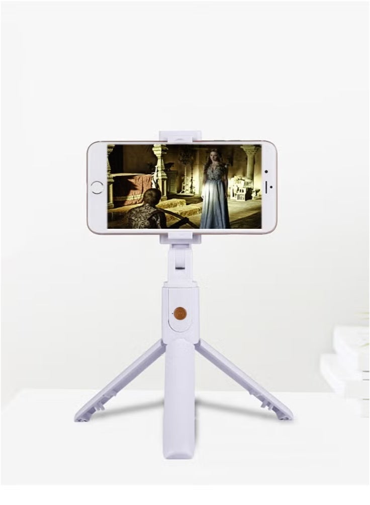 فيسوس عصا سيلفي K07 مع جهاز تحكم عن بعد وحامل ثلاثي مدمج ودوار ونقرة واحدة وحجم صغير ومفتاح واحد ومتوافقة مع أحجام متعددة وتصميم تروس ومشبك عصا سيلفي - Image 3