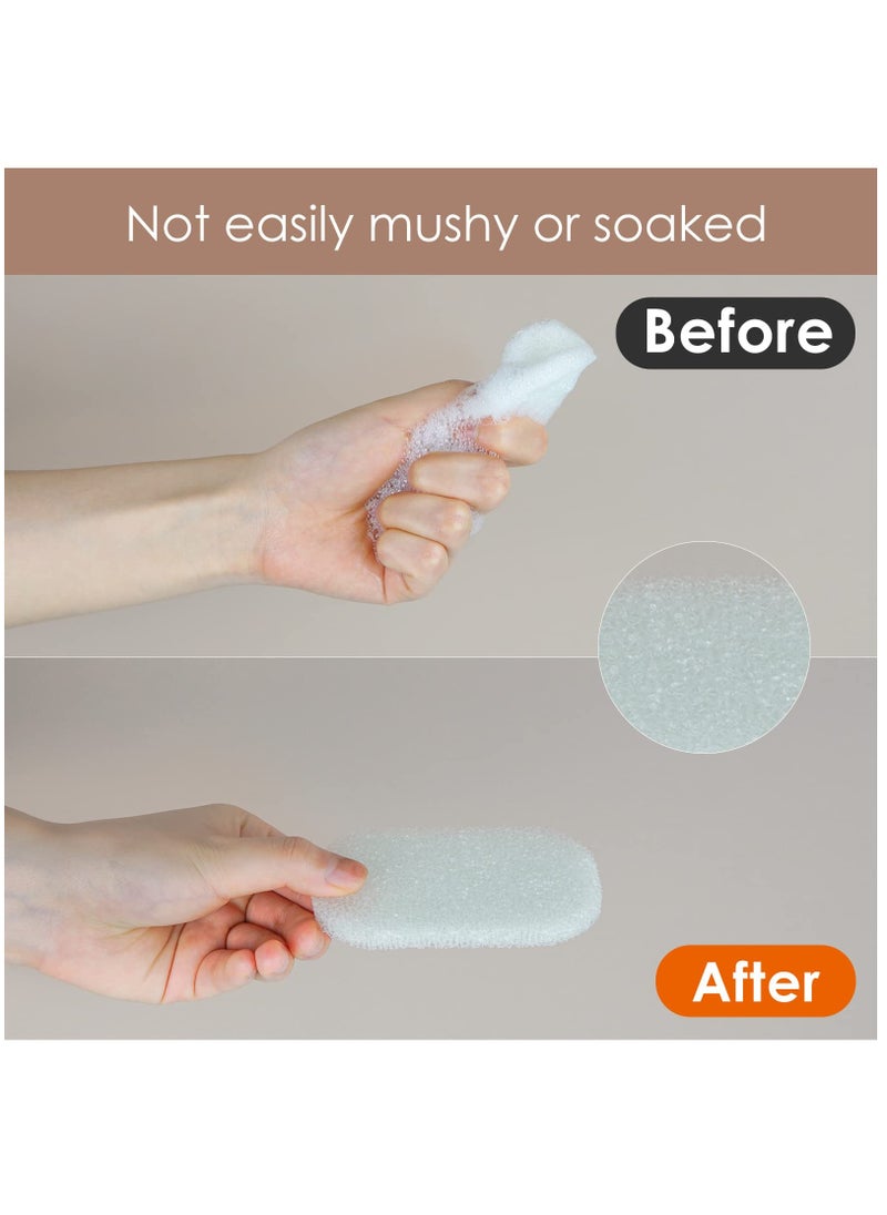 Excefore - Travel Soap Container, 4 Pack Portable Soap Dish with Sponge Pad, Bar Soap Holder With Lid For Shower, For Traveling, Camping, Gym - Image 1