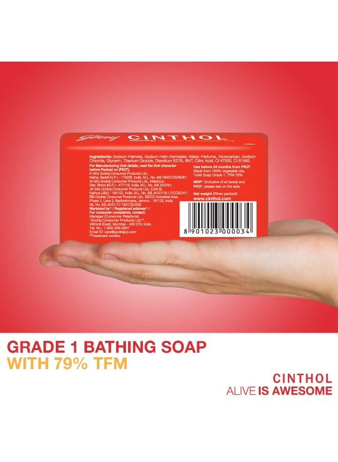 Cinthol Original Bath Soap 99.9% Germ Protection, 100G (Pack Of 4) - Image 2