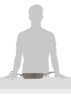 Top Chef Top Chef Granite Saute Pan Size 30 Grey Glass Lid  - Image 3
