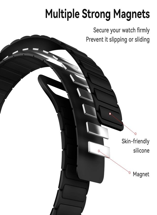 ISABAKE 26mm Strong Bands Compatible for Garmin Fenix 8 51mm/Fenix 7X / Fenix 6X / Fenix 5X/Enduro 2, Quick Fit Silicone Wrist Strap for Fenix 8/7/6/5/Forerunner 935/945/Epix Gen 2 - Image 2