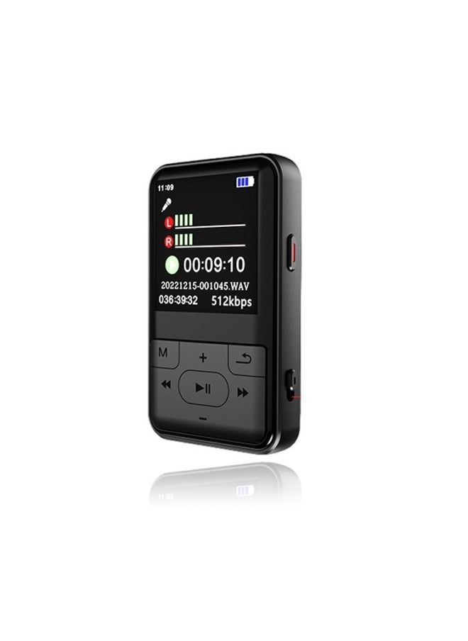 1.5-inch Student Back Clip-on Sports Mp3 Tape Playing Wireless Lossless Bluetooth Music Player-Body Color:Black-Memory Capacity:16GB  - Image 4