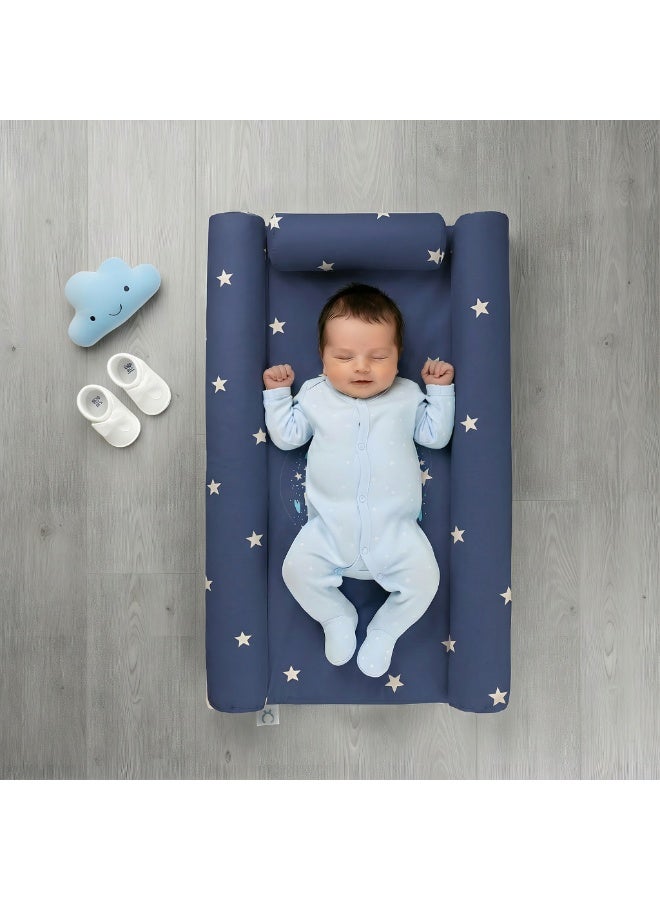 Mamas One Round Changing Mat - you are my star, Navy - Image 4