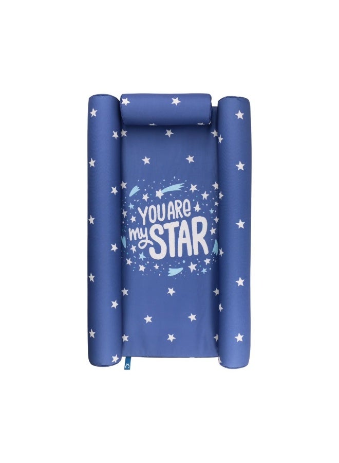 Mamas One Round Changing Mat - you are my star, Navy - Image 3