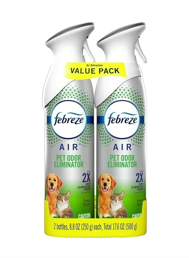 febreze Pet Odor Eliminating Spray, 8.8 fl. oz, Pack of 2 - Image 1