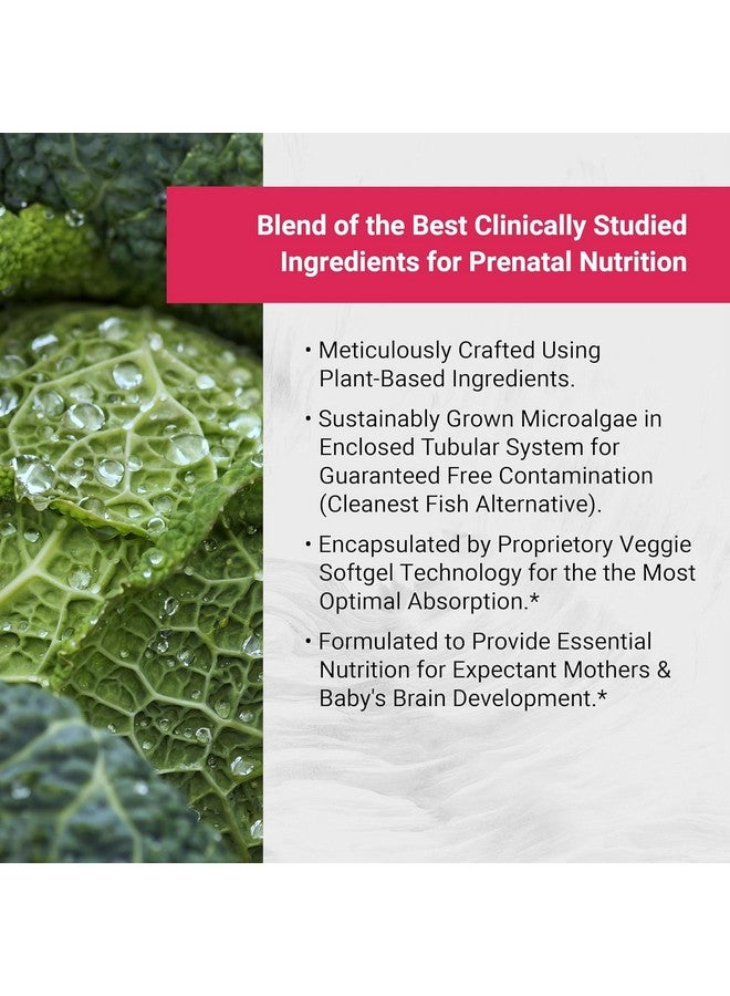 Naturalis Naturalis Vegan Prenatal with Full Specrum Omega-3 | Algae DHA, EPA, DPA, Vitamin D3 & Active Folate L 5-MTHF | Vegan Society Certified, Sustainably Sourced, Non-GMO & Soy Free | 60 Veggie Softgels - Image 5