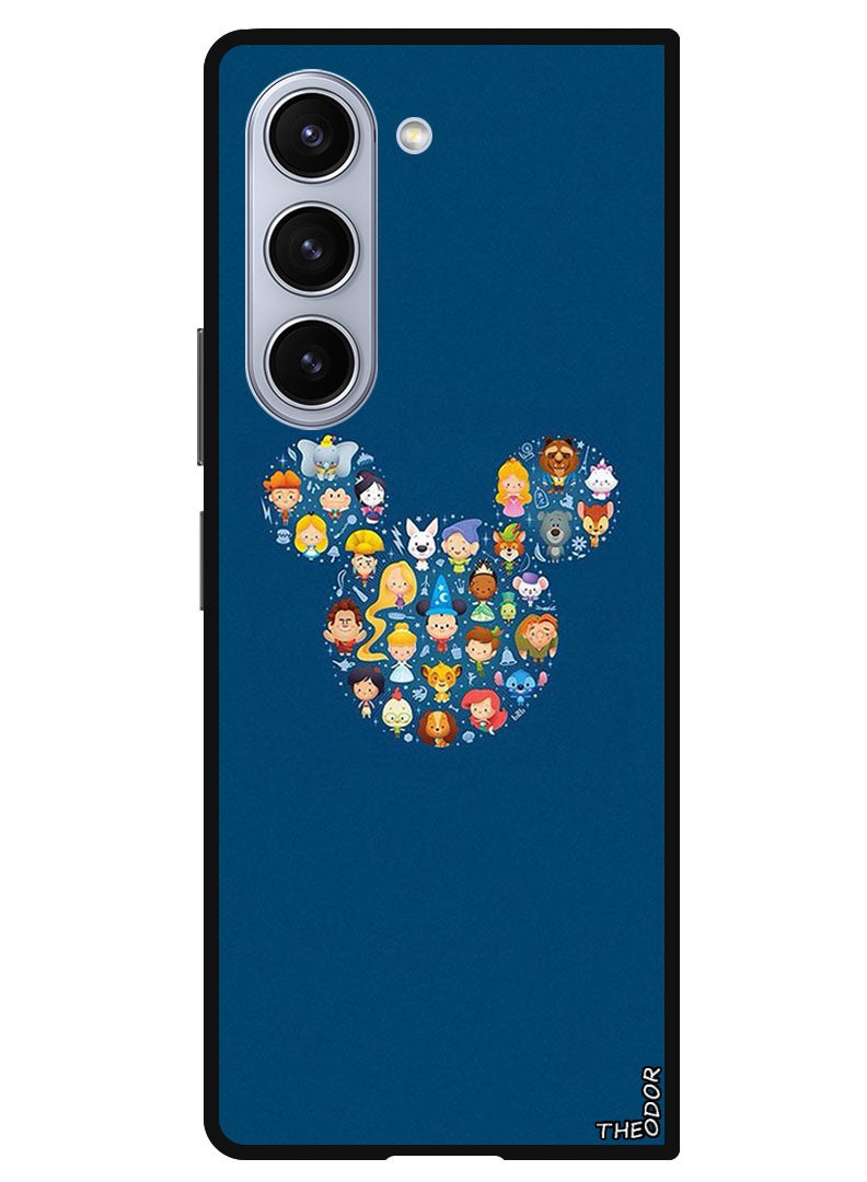 Theodor Protective Case Anti Scratch Shock Proof Bumper Cover For Samsung Galaxy Z Fold 6 Mickey Face - Image 1