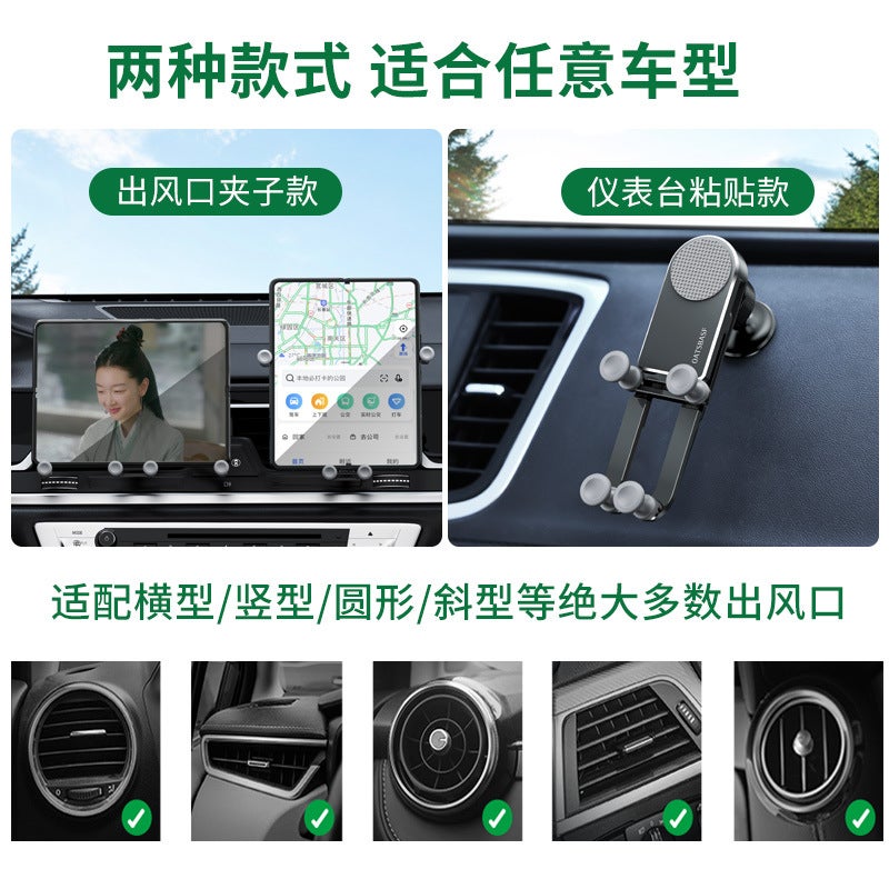 Paifan Car Holder Aviation Alloy Folding Screen Mobile Phone Universal Holder Retractable Silent Holder Gift - Image 5