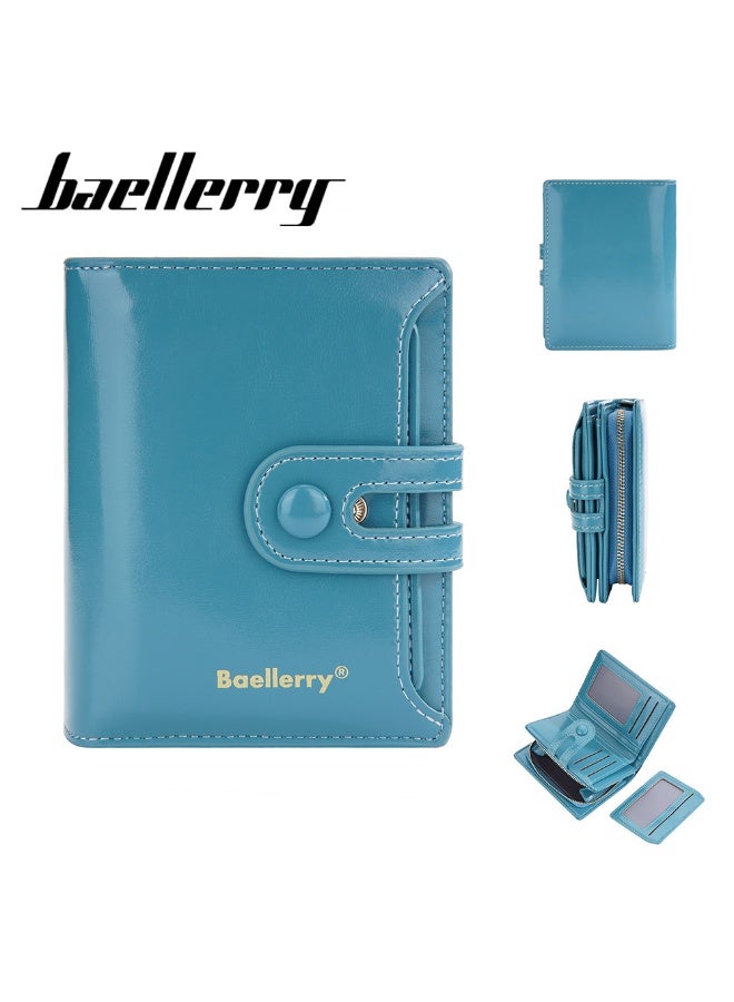 بايلليري محفظة بايلايري النسائية القصيرة من الجلد المدبوغ الرفيع بنمط فاخر