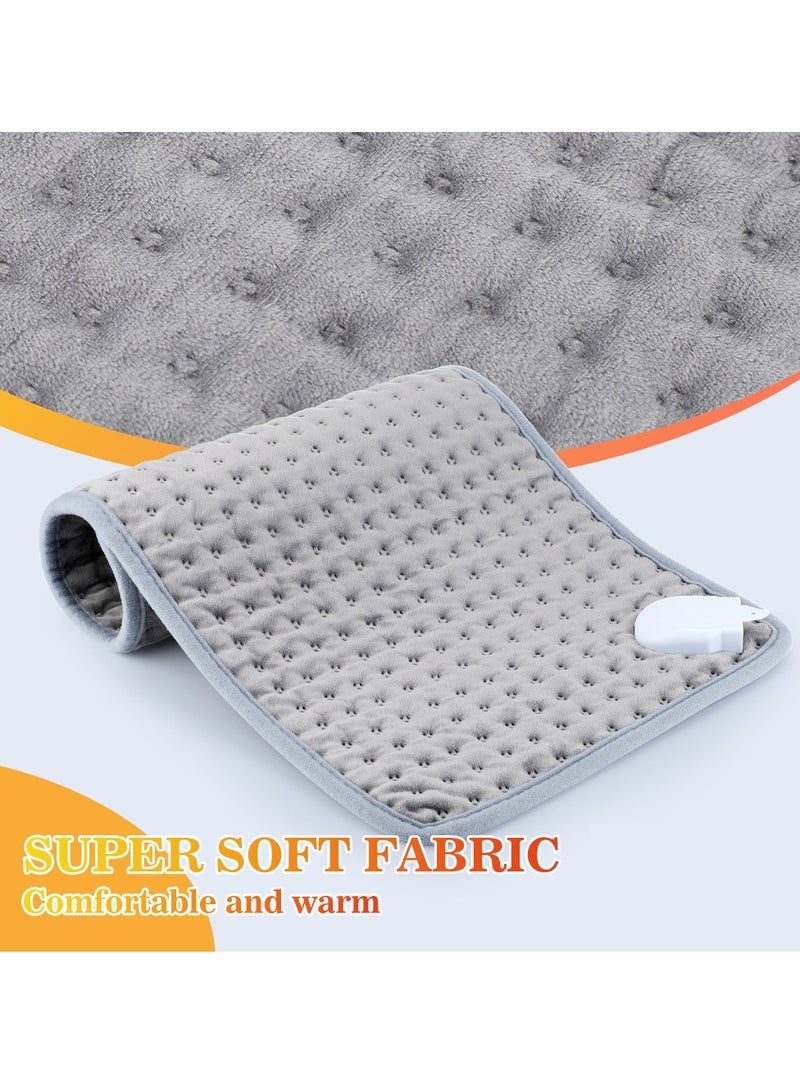 Generic Heating Pad Electric Heating Pads for Back Neck Abdomen Moist Heating Pad for Shoulder Knee Arms Legs Dry/Moist Heat & Auto Shut Off  - Image 2