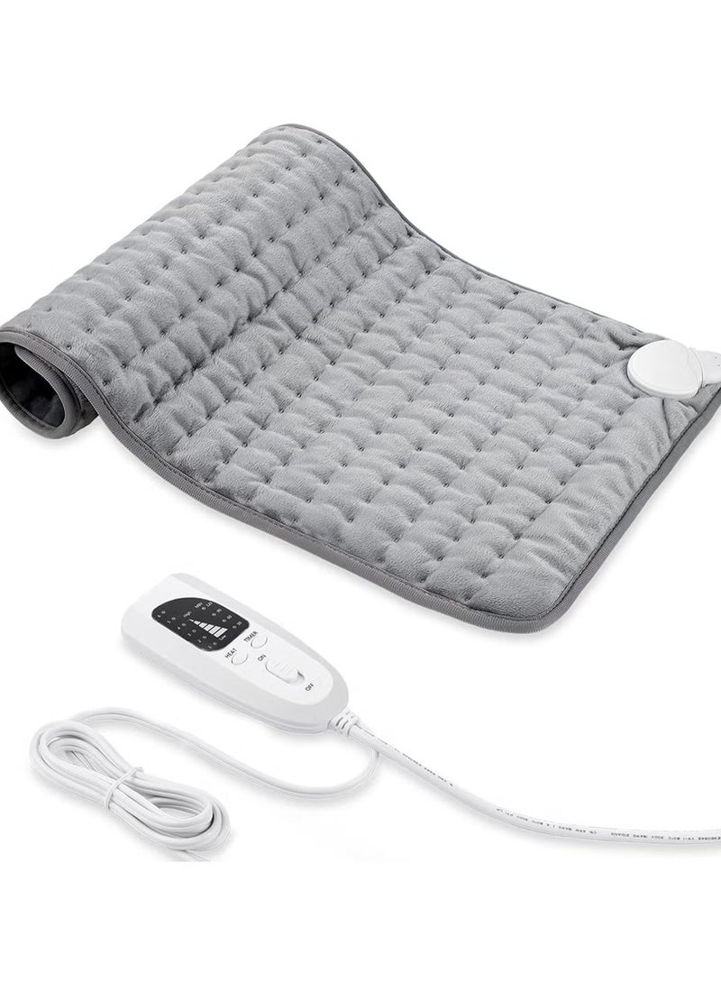 Heating Pad, Electric Heat Pad for Back and Cramps  Electric Fast Heat Pad with 9 Heat Settings 4 Timer Options Auto Shut Off - Image 1