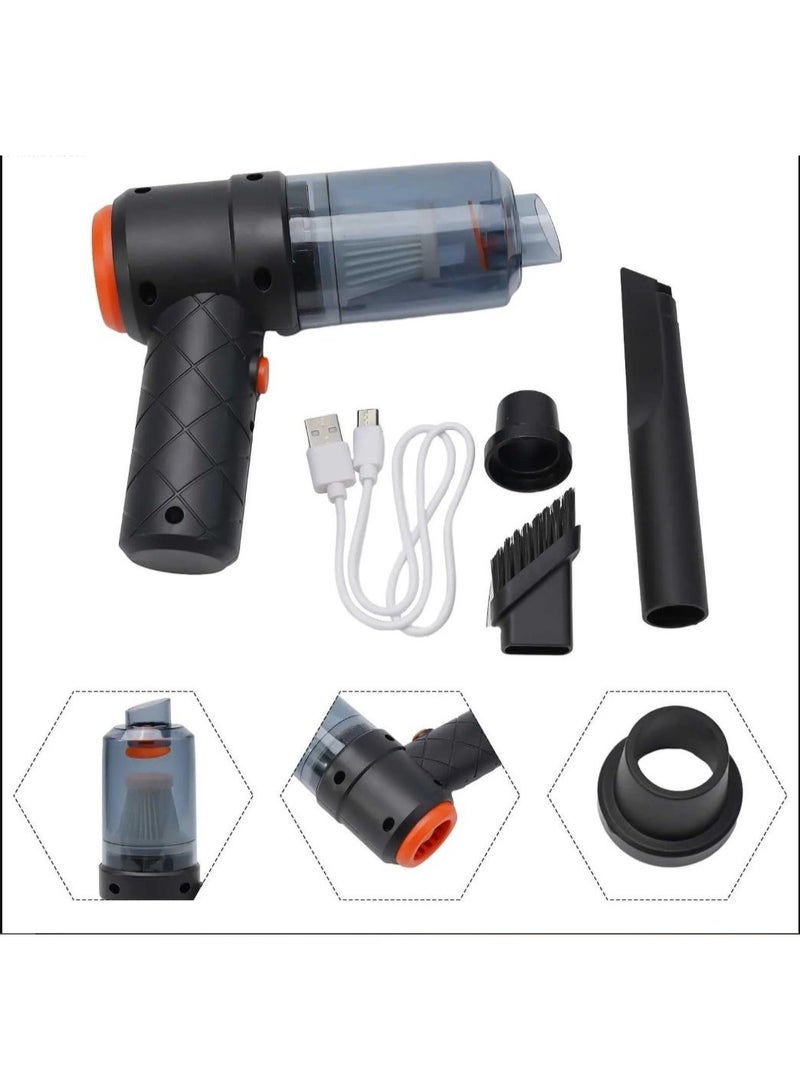 منفاخ محمول ومكنسة كهربائية لاسلكية قابلة لإعادة الشحن USB 50 واط - Image 2