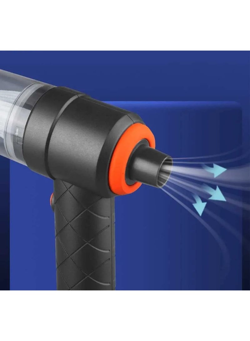 منفاخ محمول ومكنسة كهربائية لاسلكية قابلة لإعادة الشحن USB 50 واط - Image 3