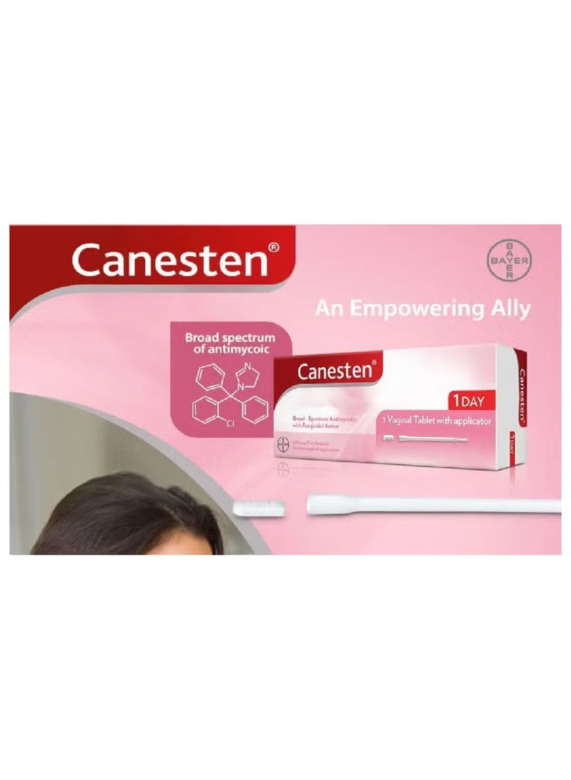 Canesten Sensitive Zone 1 Tablet with Applicator 1 Day - Image 1
