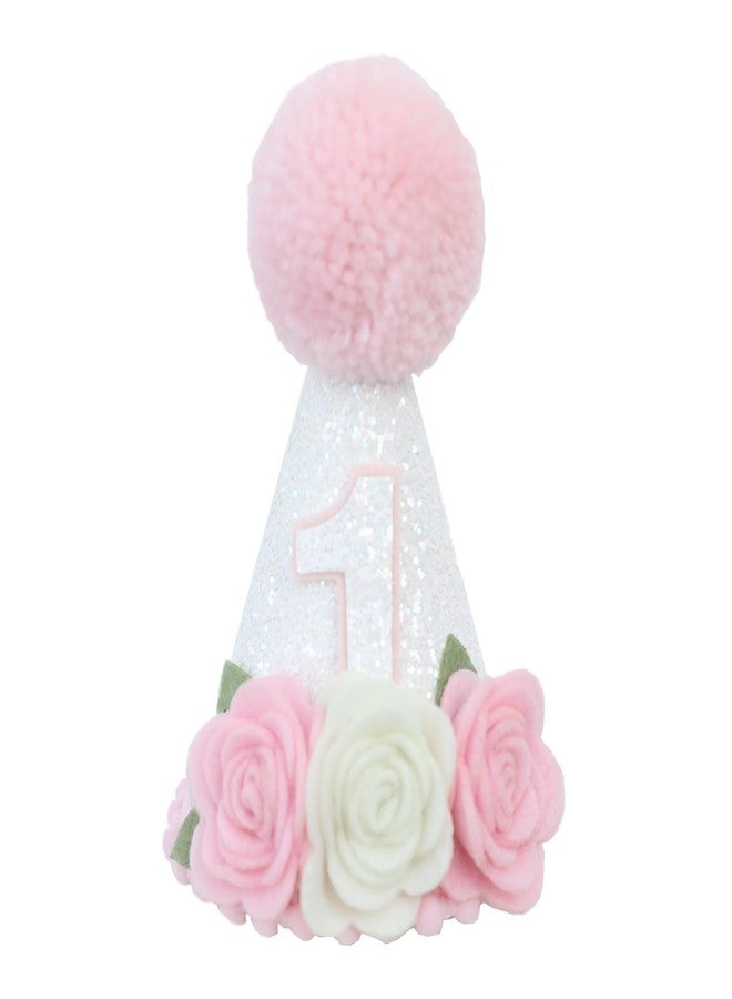 DCJHFJ Wild Flower 1st Birthday Little One Floral Hat for Girl First Birthday Party Decoration - Image 1
