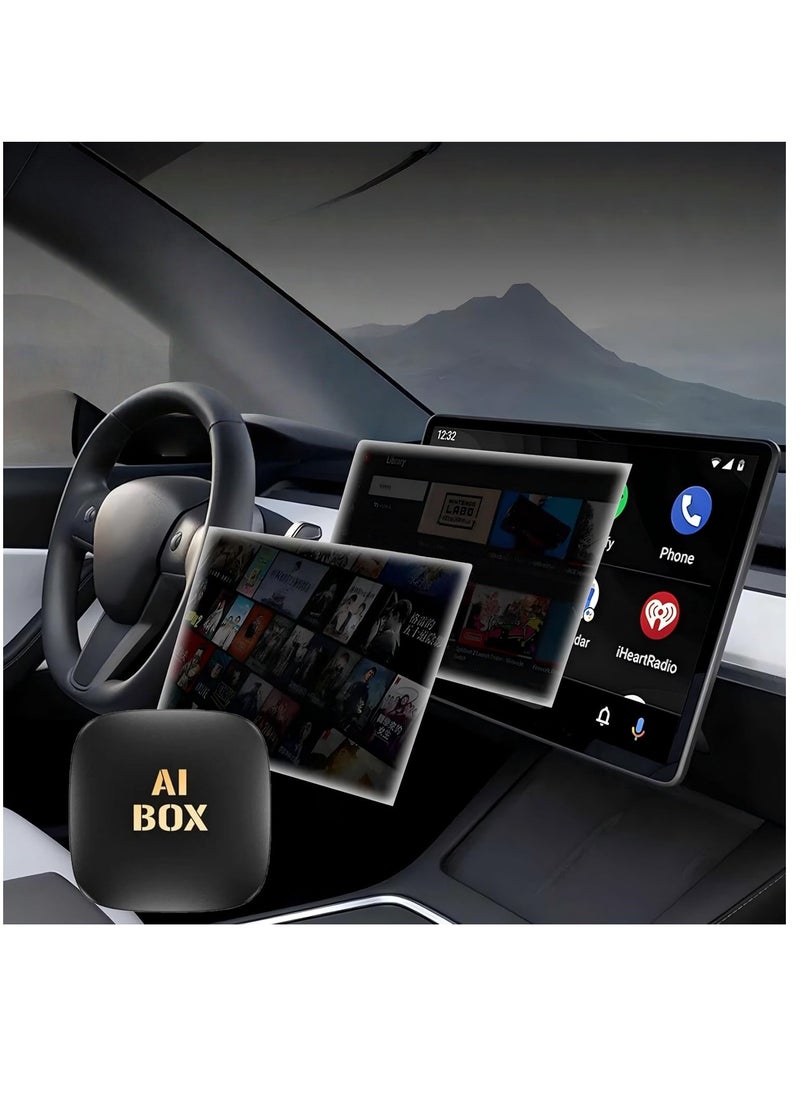 Android 13 CarPlay Smart Ai Box 2+32G Wireless Auto Adapter For Netflix For YouTube car intelligent systems