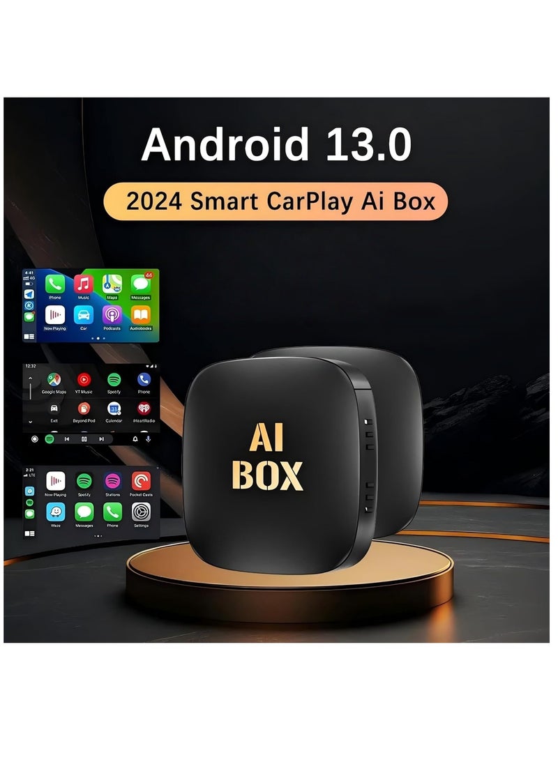 Generic Android 13 CarPlay Smart Ai Box 2+32G Wireless Auto Adapter For Netflix For YouTube car intelligent systems  - Image 5