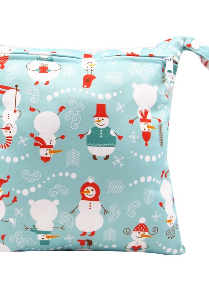 Loquat - Cartoon Cute Print Stroller Hanging Bag Multi-functional Diaper Storage Bag Diaper Pad Hanging Bag - Image 1