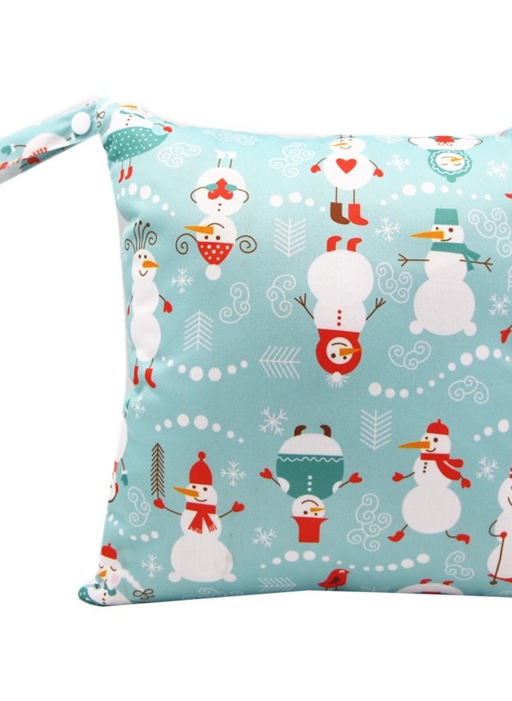 Loquat - Cartoon Cute Print Stroller Hanging Bag Multi-functional Diaper Storage Bag Diaper Pad Hanging Bag - Image 1