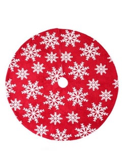 ACLIX Decorative Christmas Tree Skirt Red/White 90cm  - Image 1