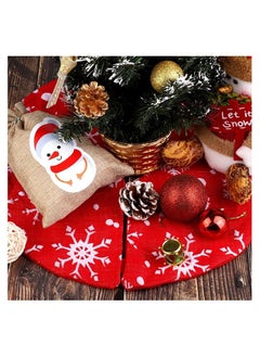 ACLIX Decorative Christmas Tree Skirt Red/White 90cm  - Image 2