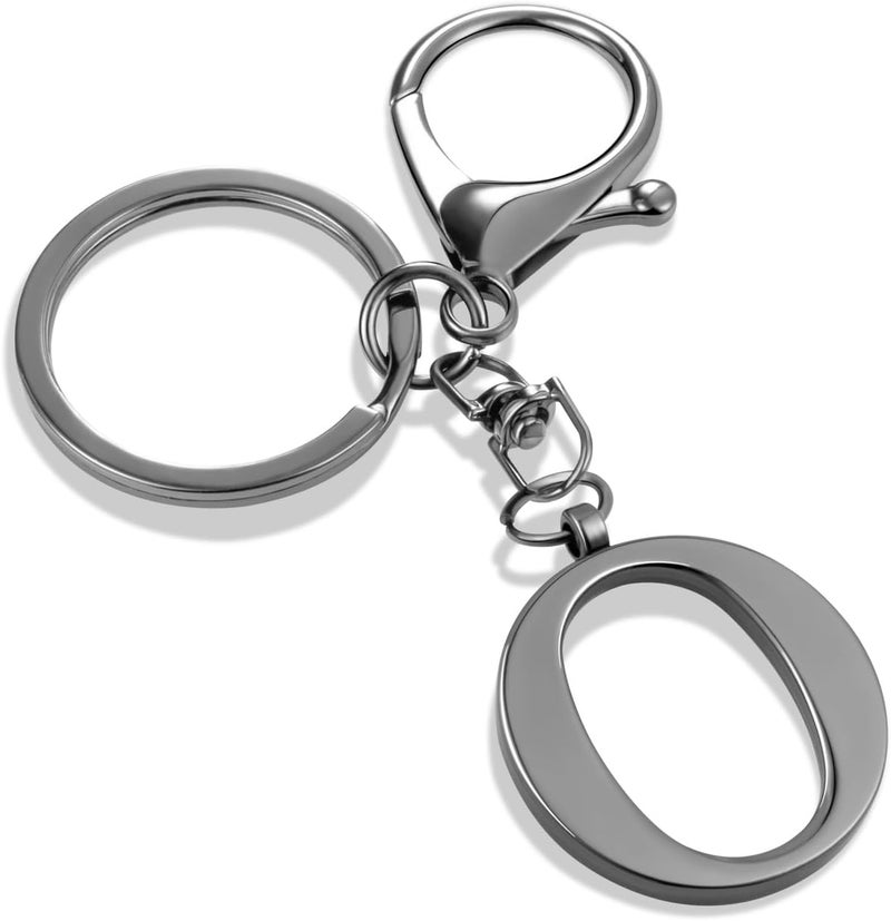 LAXPICOL Gold Letter A-Z Keychain for Women Men Purse Handbags Metal Alphabet Initial Letter Key Ring Keychain - Image 1