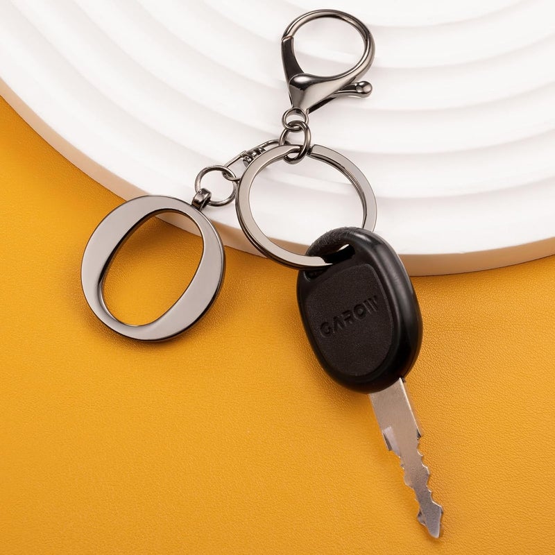 LAXPICOL Gold Letter A-Z Keychain for Women Men Purse Handbags Metal Alphabet Initial Letter Key Ring Keychain - Image 2