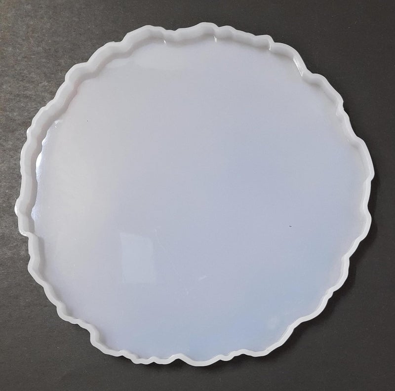 Ditya Crafts Ditya Craft Agate Round Silicone Resin Mold for Photo Frame 10 Inch - Image 1
