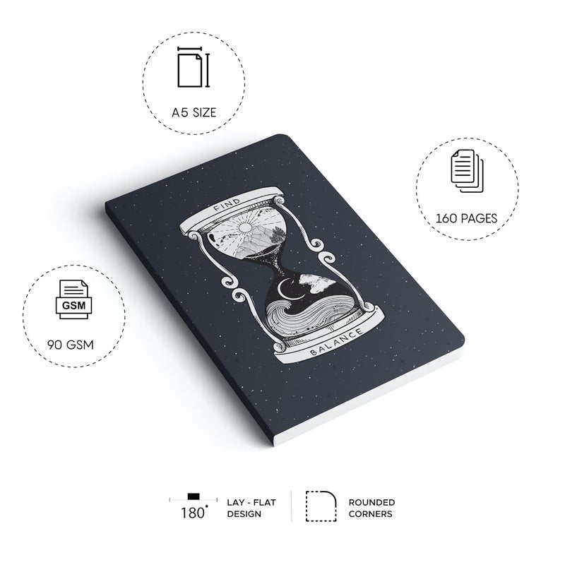 FACTOR NOTES A5 Notebook: Ruled | 90 GSM | 160 Pages (Find Balance) - Image 3