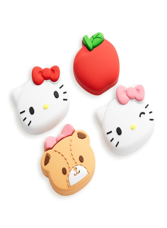 Kuitmor أغطية عصا التحكم المصنوعة من السيليكون من كويتمور، متوافقة مع جهاز سويتش 2، أغطية مانعة للانزلاق لقبضة الإبهام لجهاز سويتش 2025، 4 قطع - قطة لطيفة - Image 1