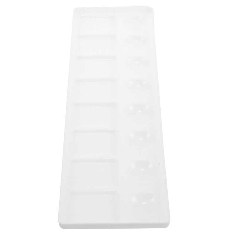 White Plastic Paint Palette 16 Well For Watercolor Mixing With Water Plates Artists Supplies - Image 2