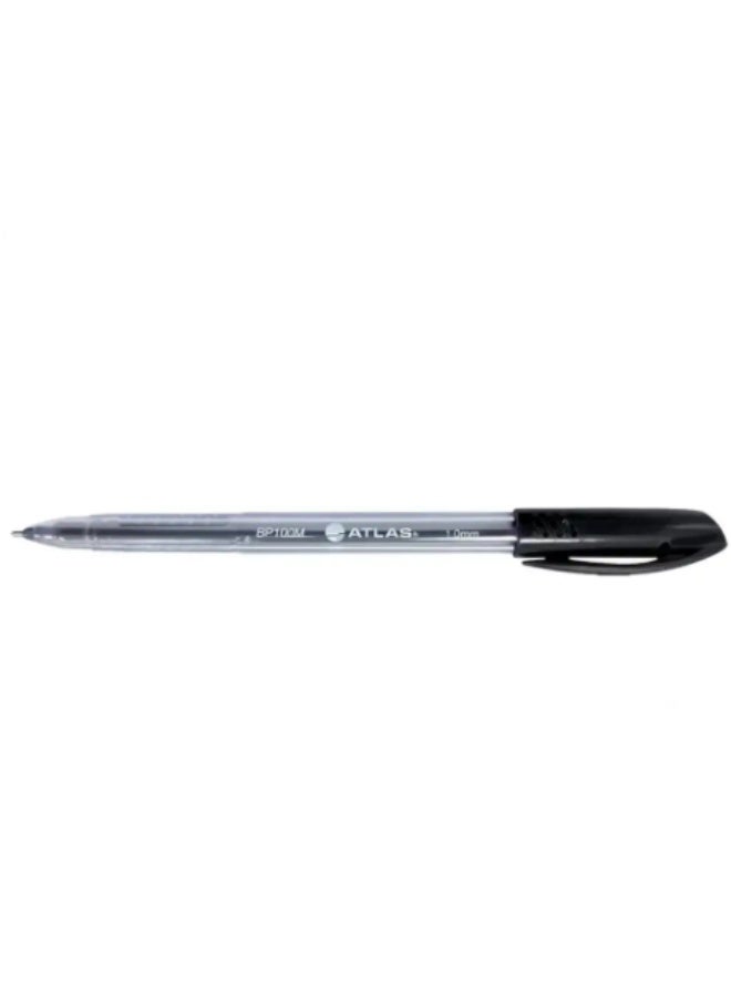 ATLAS Ball Pen 1.0mm Black Pack of 10