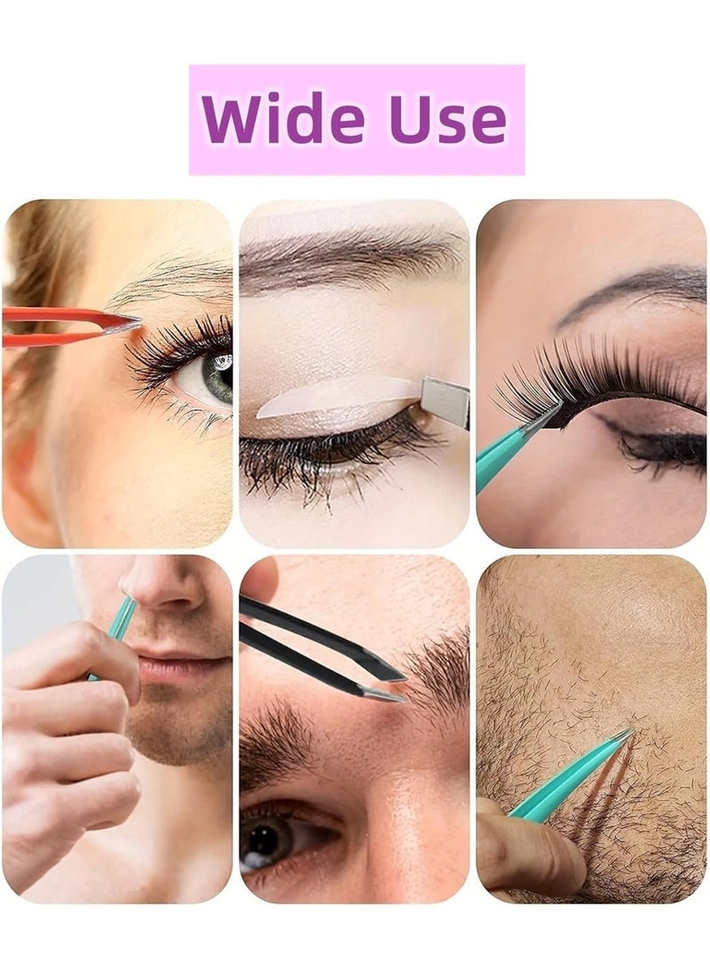 الفولاذ المقاوم للصدأ ملصقات مجموعة للنساء، 4PCs / مجموعة المهنية الحاجب وإزالة الشعر الغير متكاملة لجميع أنواع شعر الوجه، ملصقات الحاجب (4 أنواع مختلفة) - Image 4