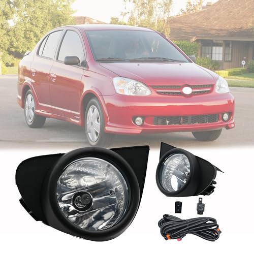 LEVANLIGHT Fog Light Driving Fog Lights Lamps For Toyota Echo 2003 2004 2005 with 9006 12V 35W Halogen Bulbs & Wiring Harness Kit | 8122152070| 8121152070 - Image 1