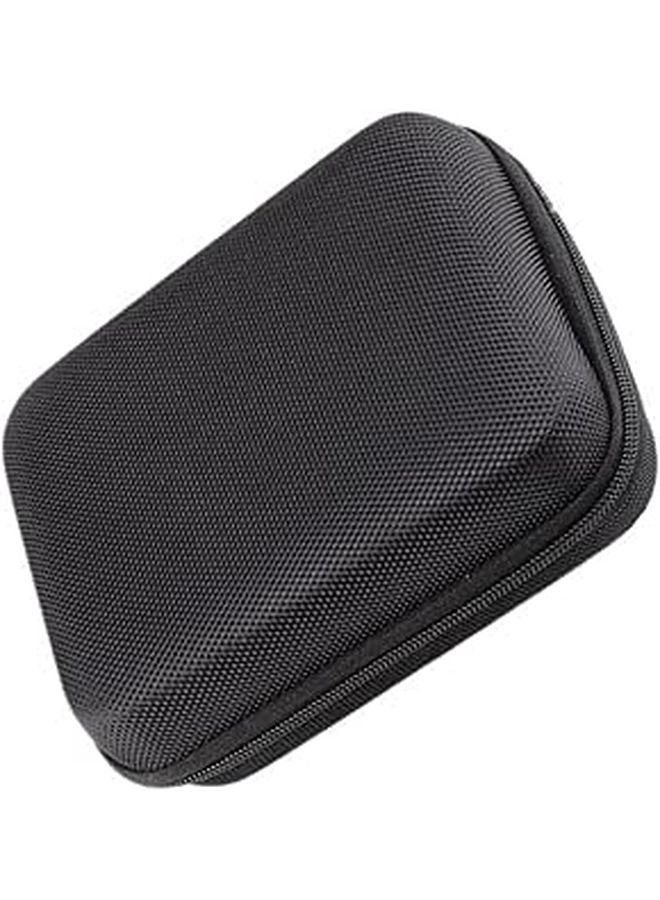 Large Capacity Hard EVA Cable Storage Bag with Zipper Black Rectangular Case - Image 1