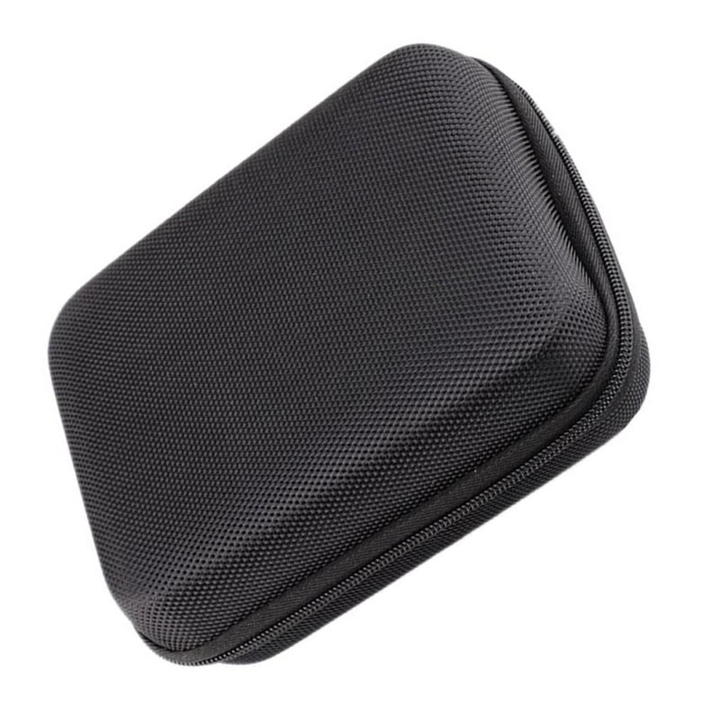 Large Capacity Hard EVA Cable Storage Bag with Zipper Black Rectangular Case - Image 2