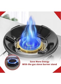 CRAZYABBS CRAZYABBS fire windproof gas saver burner stand gas saver jali ring gas energy saver stand gas saver protecter flame suitable for all gas stove Open 2  - Image 4