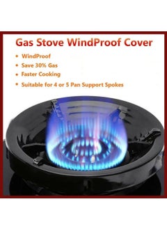 CRAZYABBS CRAZYABBS fire windproof gas saver burner stand gas saver jali ring gas energy saver stand gas saver protecter flame suitable for all gas stove Open 2  - Image 5