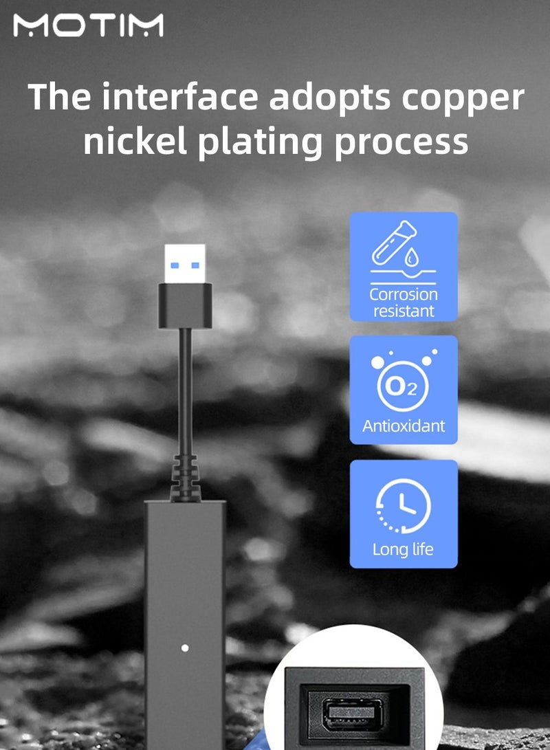 Motim Camera Adapter for PS5 USB 3.0 Cable, PS5 VR Adapter, Mini Playing on PSVR to Converter Cable, VR Games Accessories, Black - Image 4