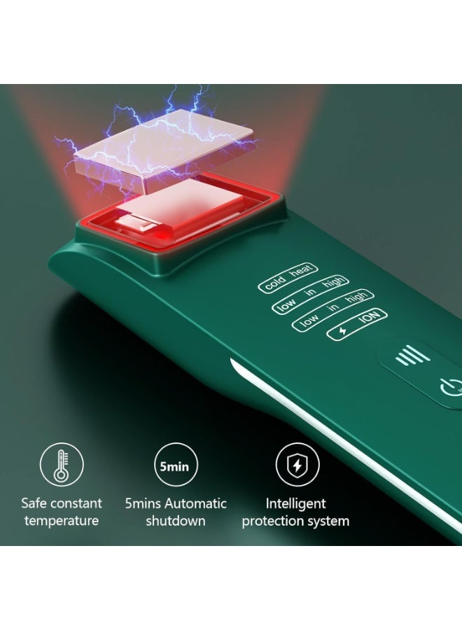 SYOSI Microcurrent Face Massager for Anti-Aging, Cold & Hot Compress Facial Device, Wrinkle Lifting and Firming, Skin Rejuvenation Tool for Home Use, Anti-Aging Rejuvenation Skin Care Tool Home Use - Image 2