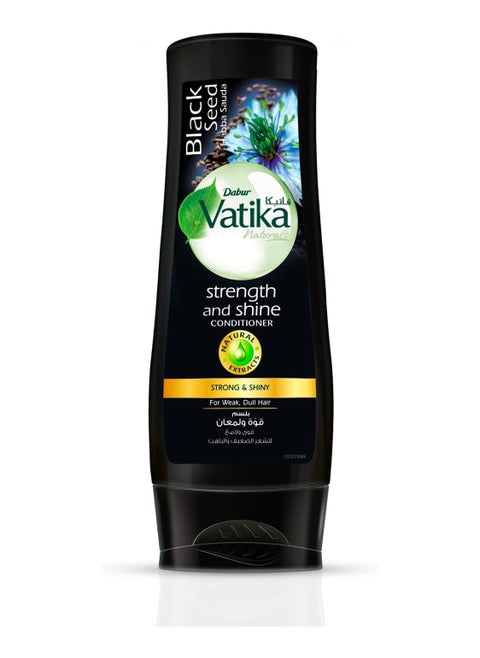 Vatika Naturals Black Seed Conditioner 360ml with natural extracts of black seed gives strength and shine to weak and dull hair