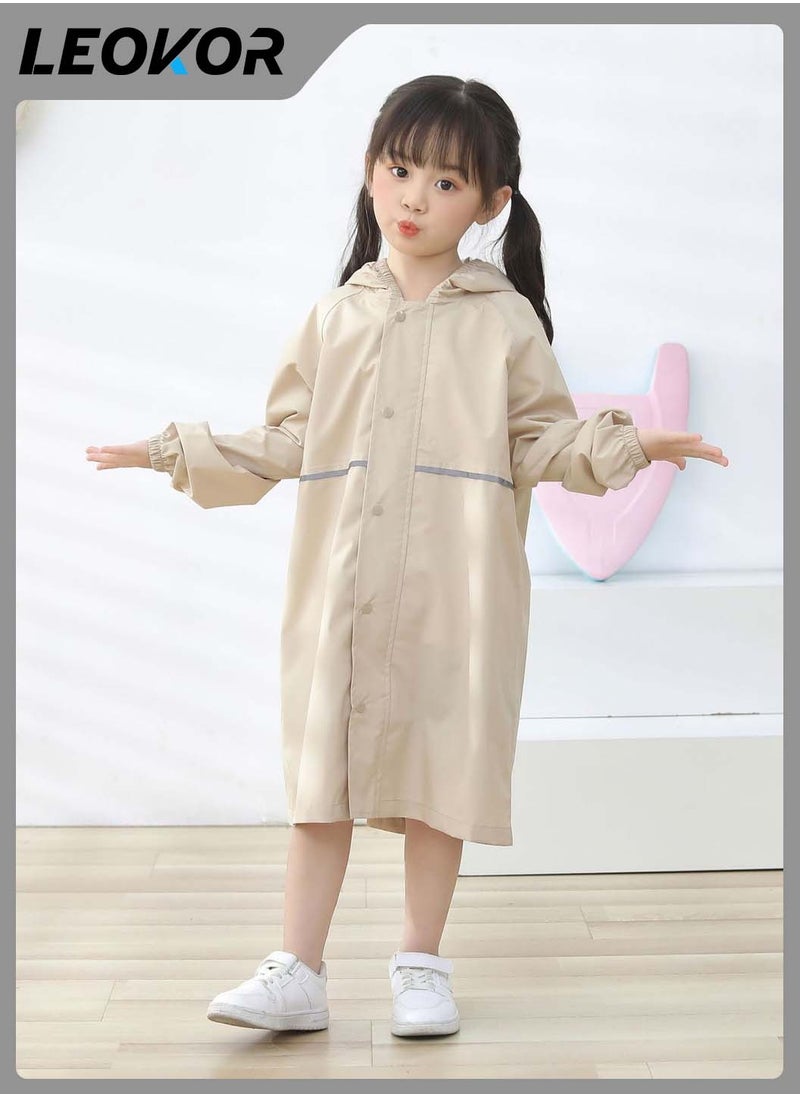 Raincoat,for Kids Portable Rain Coats,with Bag Cover Reusable Rain Poncho,with Hood and Sleeves,for Cycling Travelling Fishing Hiking Camping