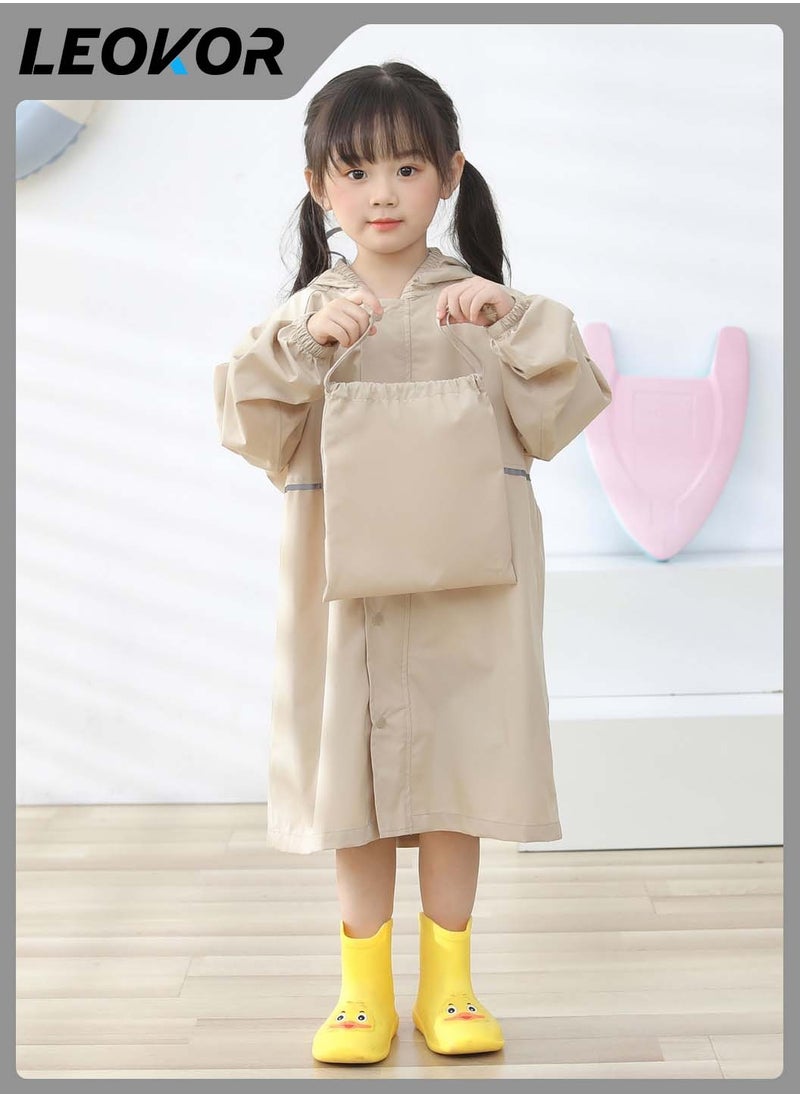 Raincoat,for Kids Portable Rain Coats,with Bag Cover Reusable Rain Poncho,with Hood and Sleeves,for Cycling Travelling Fishing Hiking Camping