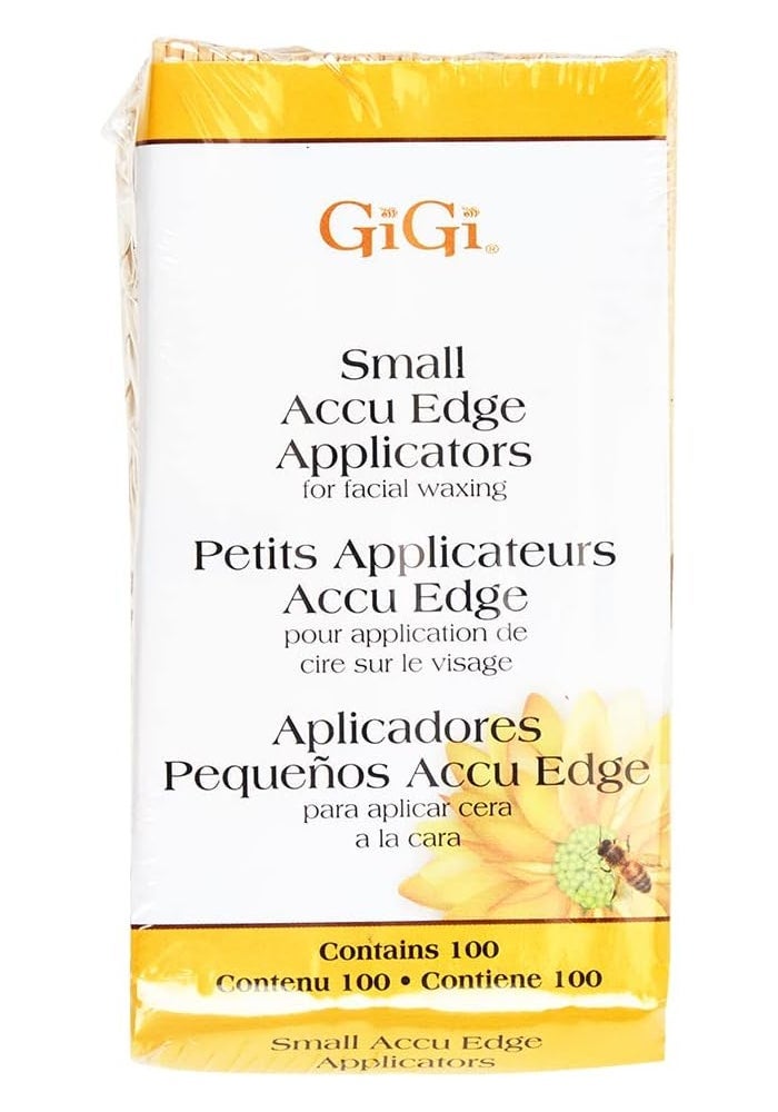 GiGi Small Accu Edge Wax Applicators for Facial Waxing - 100 Count - Image 1